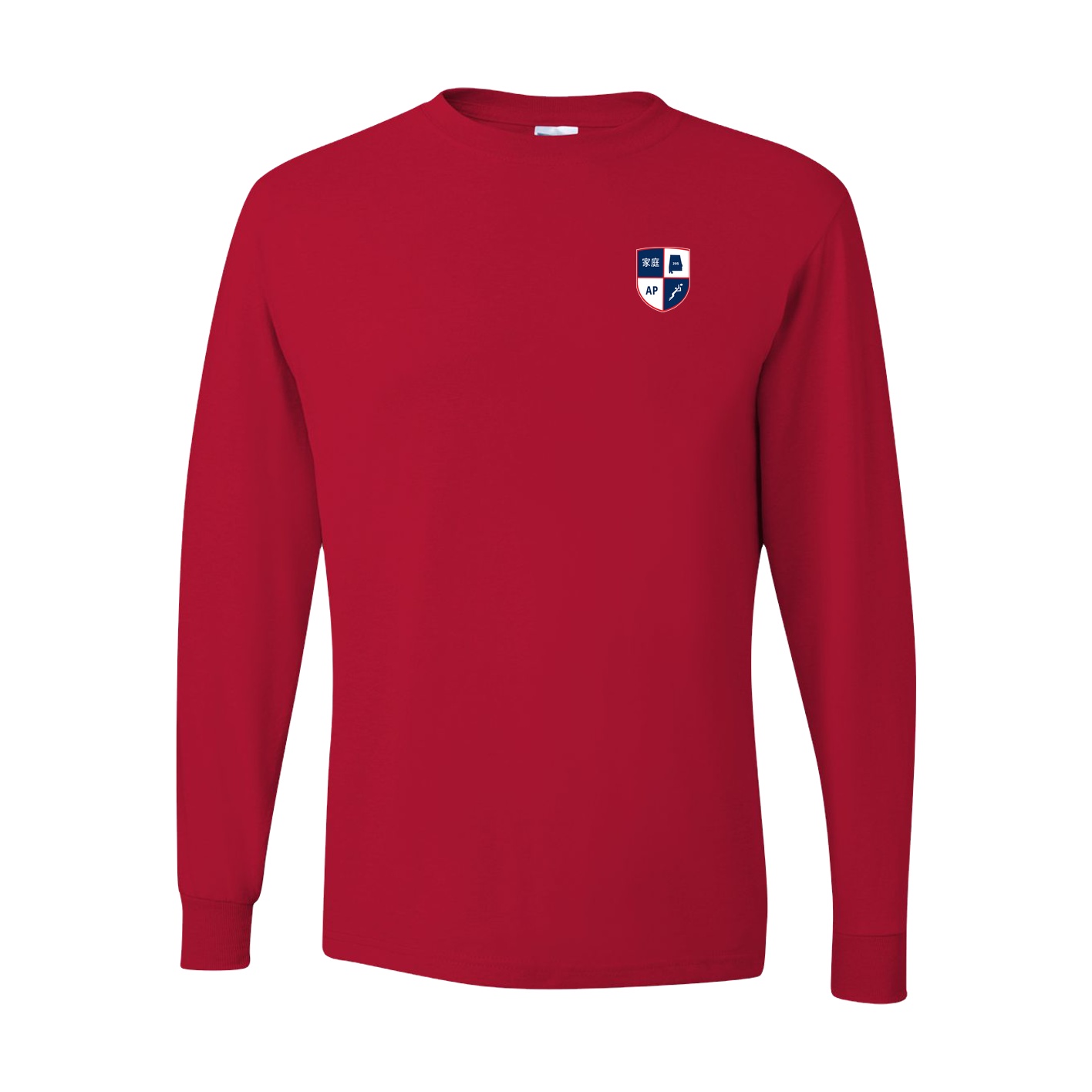Dri-Power Long Sleeve T-Shirt - True Red