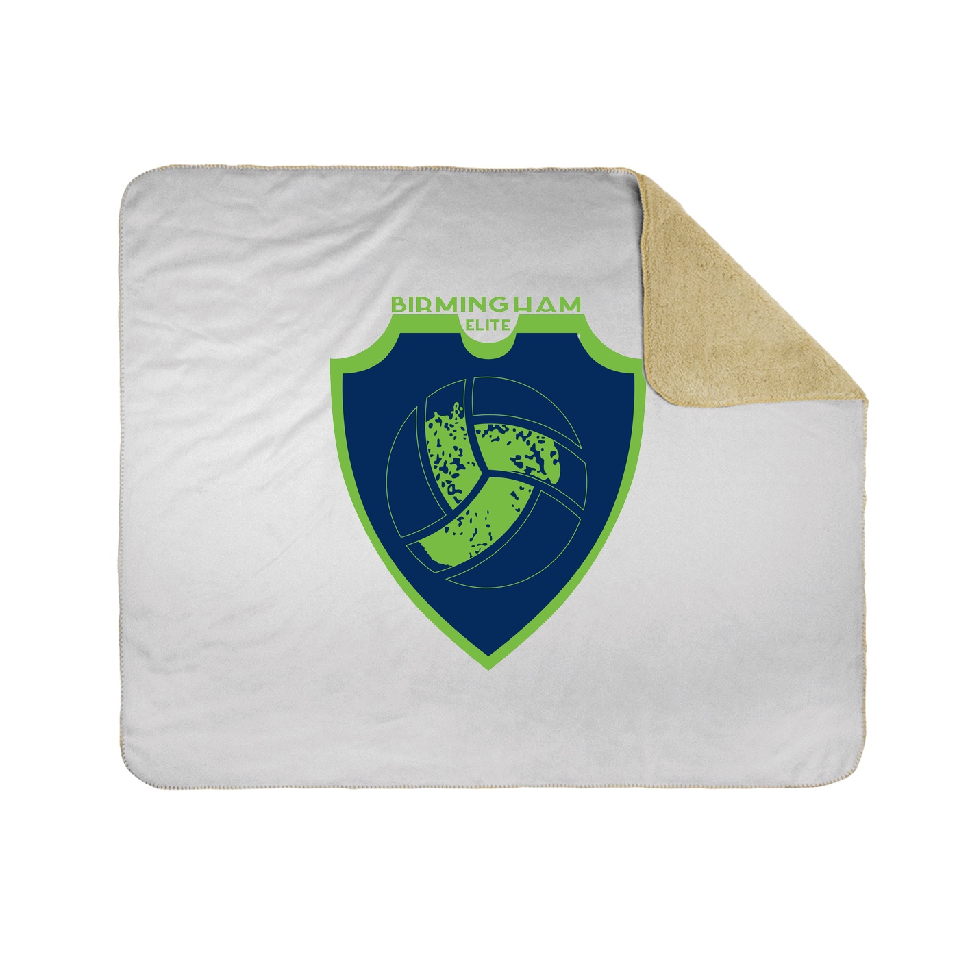 50x60 Sherpa Lined Throw Blanket - White