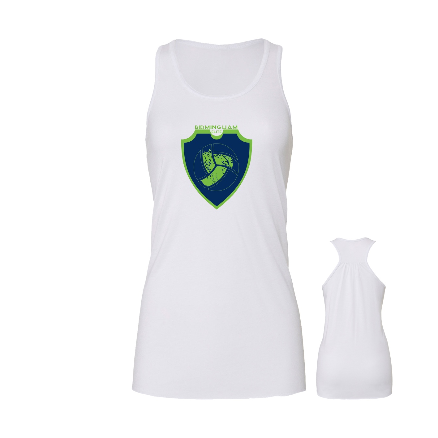 Women's Flowy Racerback Tank - White