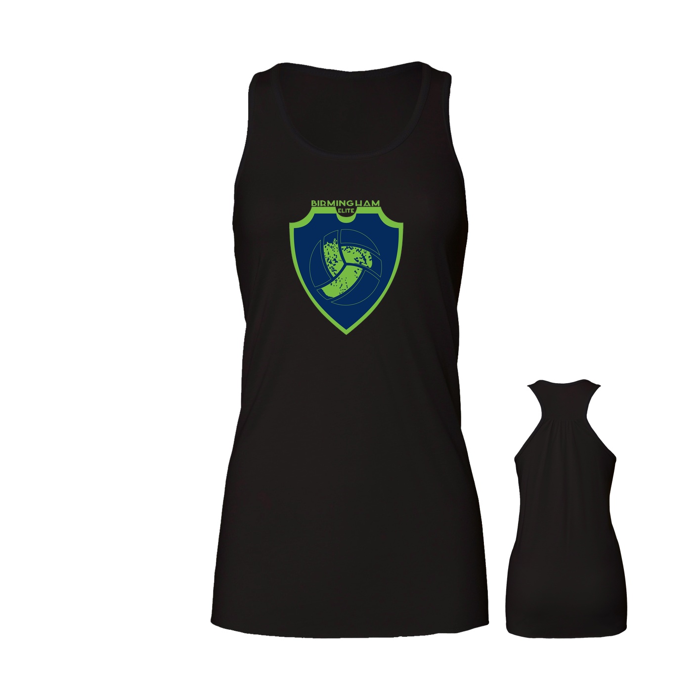 Women's Flowy Racerback Tank - Black