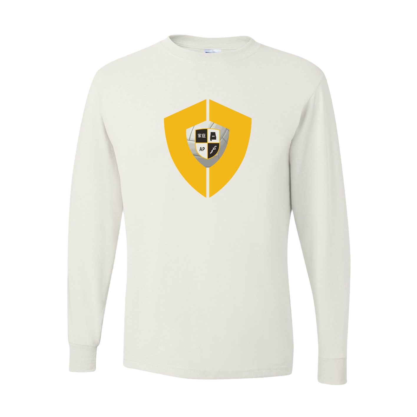 Youth Long Sleeve Performance Shirt - White
