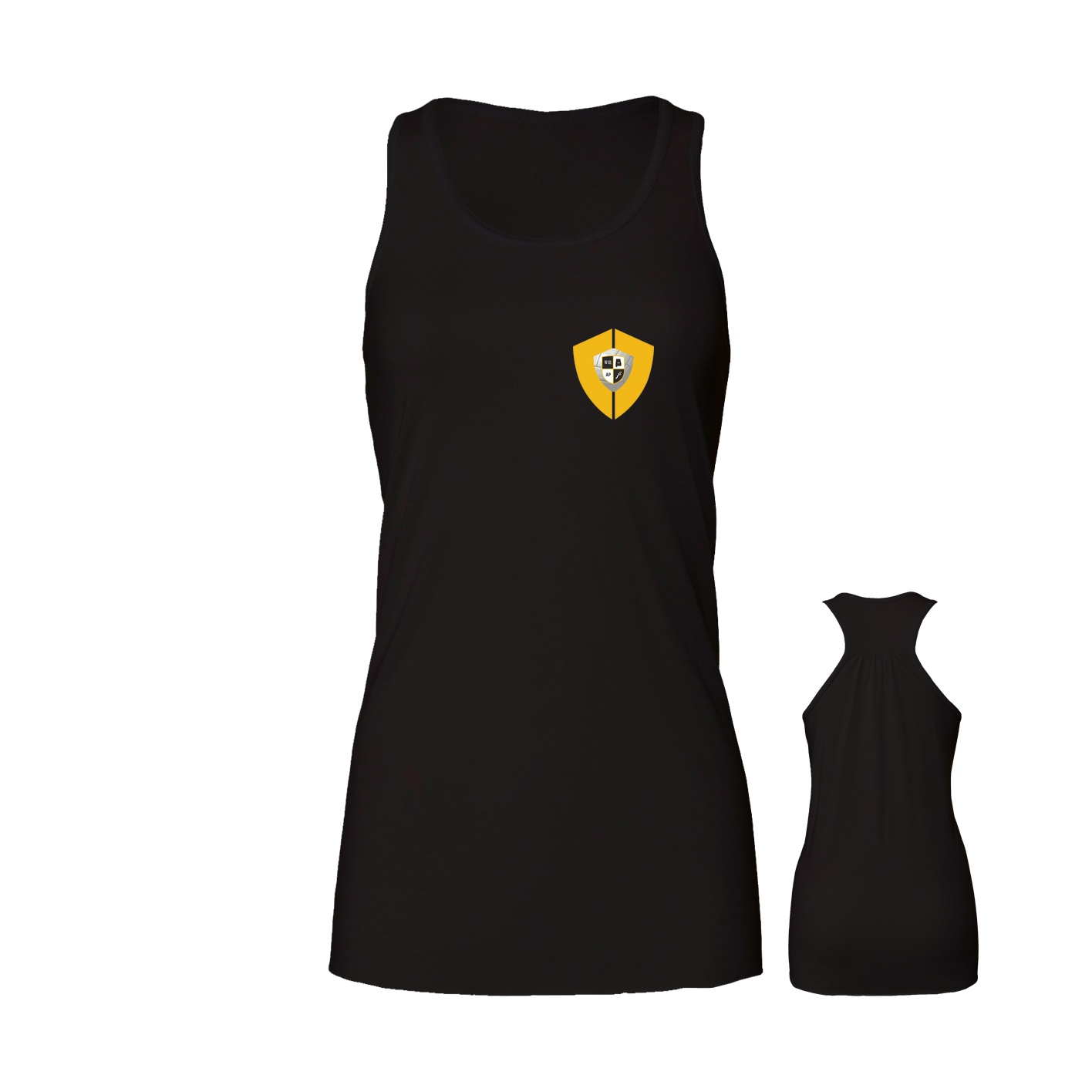 Women's Flowy Racerback Tank - Black