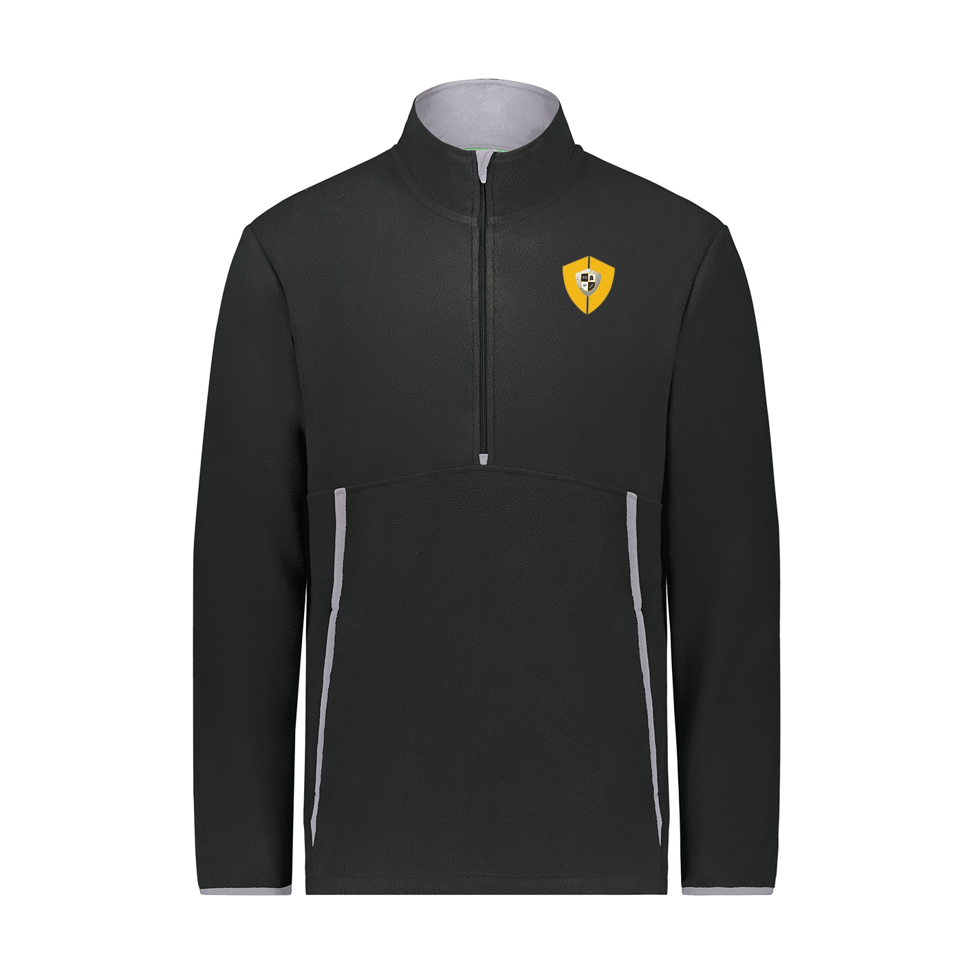 Augusta Chill Fleece 2.0 1/2 Zip Pullover - Black