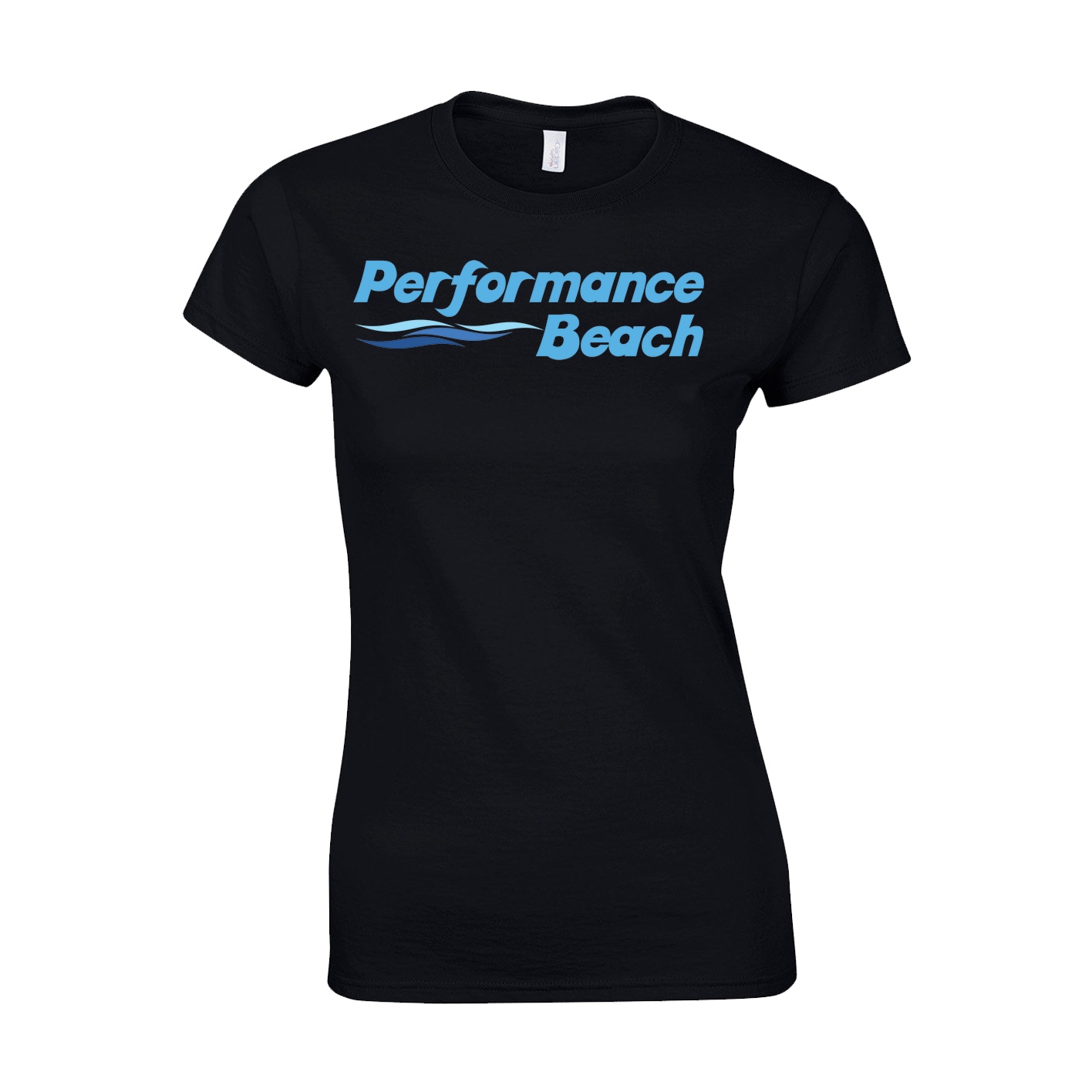 Women's Semi-Fitted Classic T-Shirt  - Black