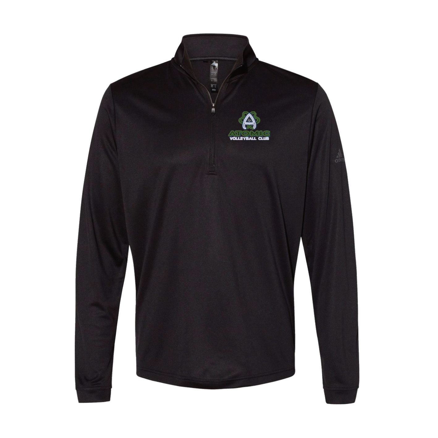 Adidas-Lightweight Quarter-Zip Pullover - Black
