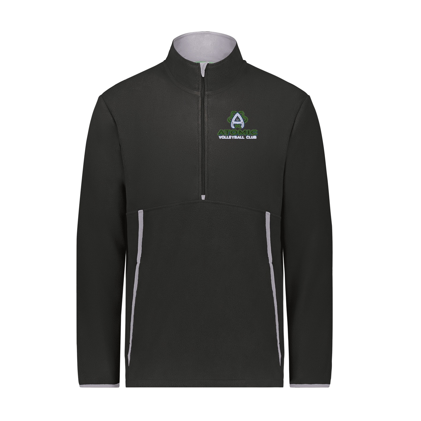 Augusta Chill Fleece 2.0 1/2 Zip Pullover - Black