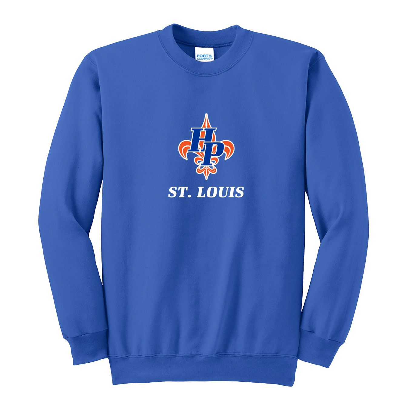 Port & Company Tall Essential Fleece Crewneck Sweatshirt - Royal
