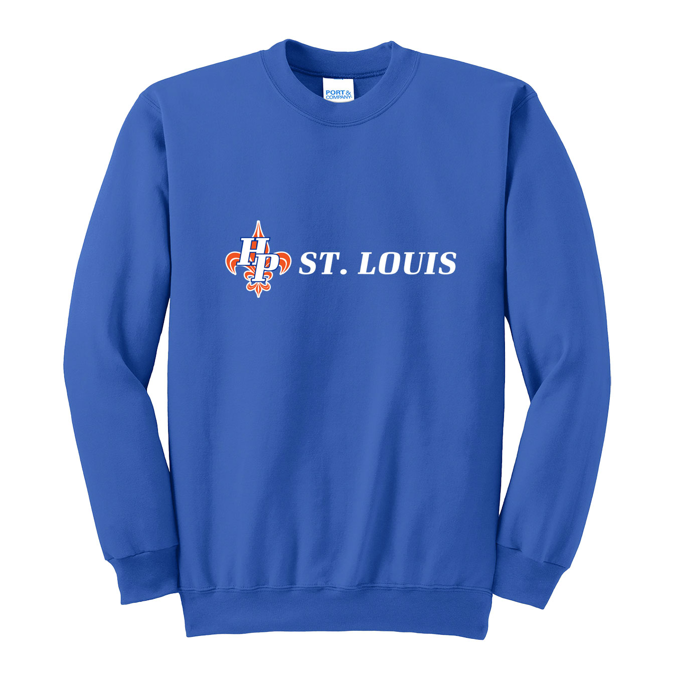 Port & Company Tall Essential Fleece Crewneck Sweatshirt - Royal
