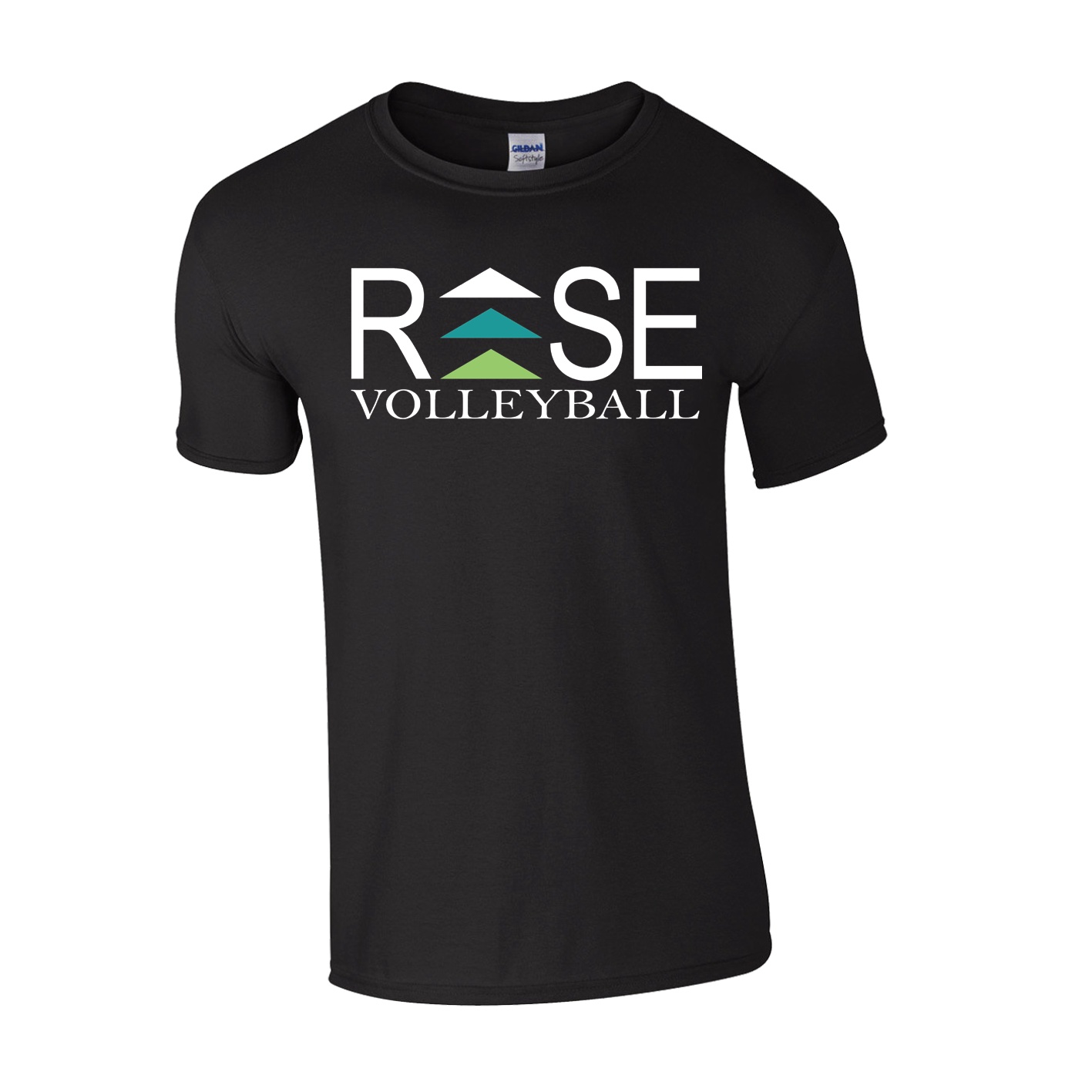 Classic T-Shirt - Black - Logo Text Drop