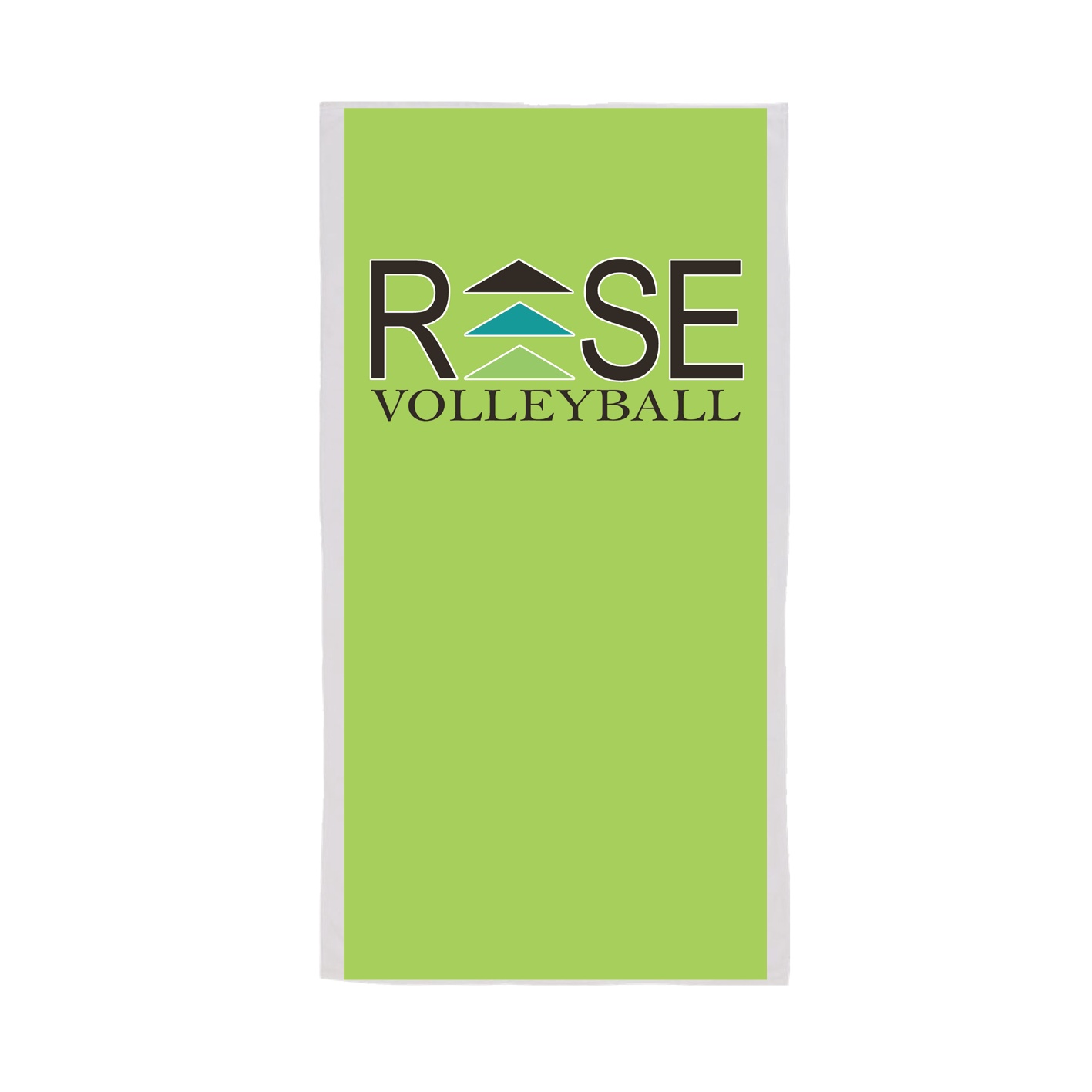 30x60 Velour Beach Towel - Primary - Logo Text Drop