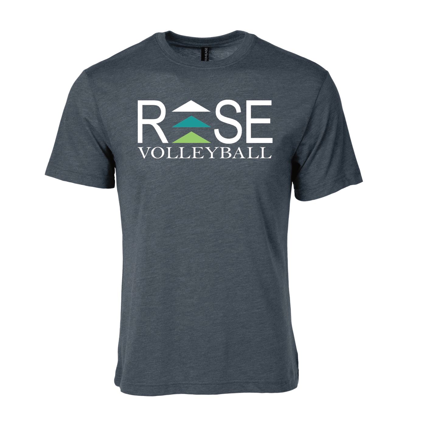 Triblend T-Shirt - Charcoal Heather - Logo Text Drop