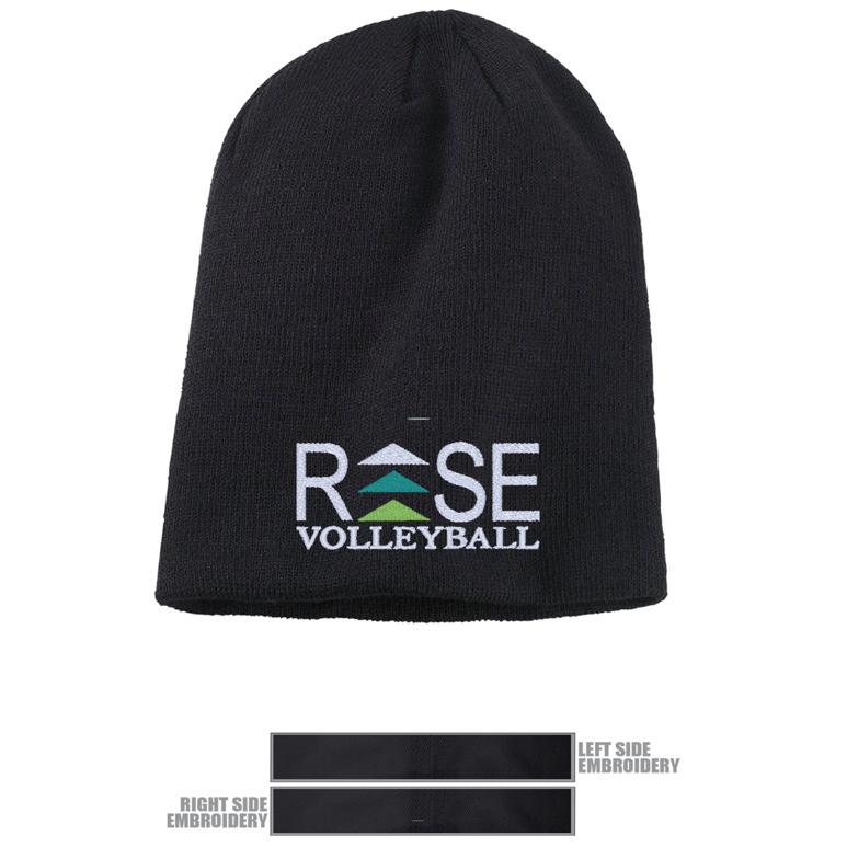 Classic Beanie - Black - Hat Embroidery