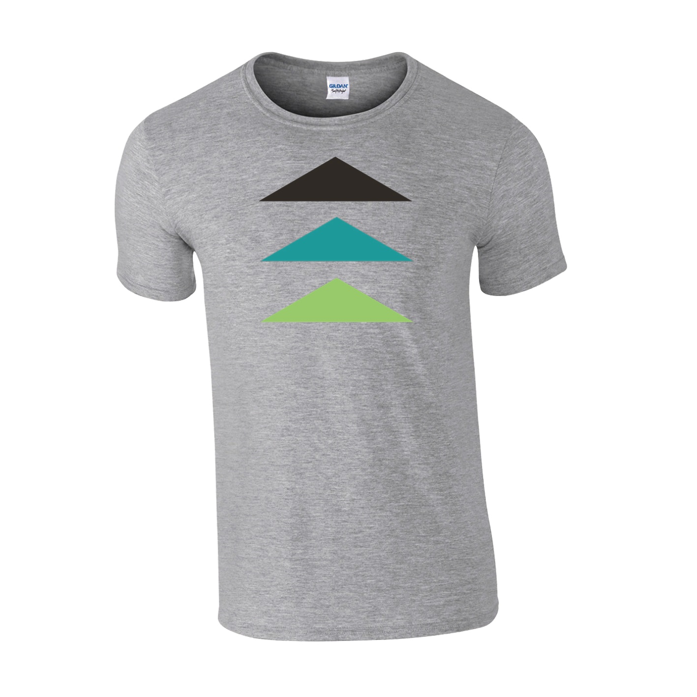 Youth Classic T-Shirt - Sport Grey - Logo Text Drop