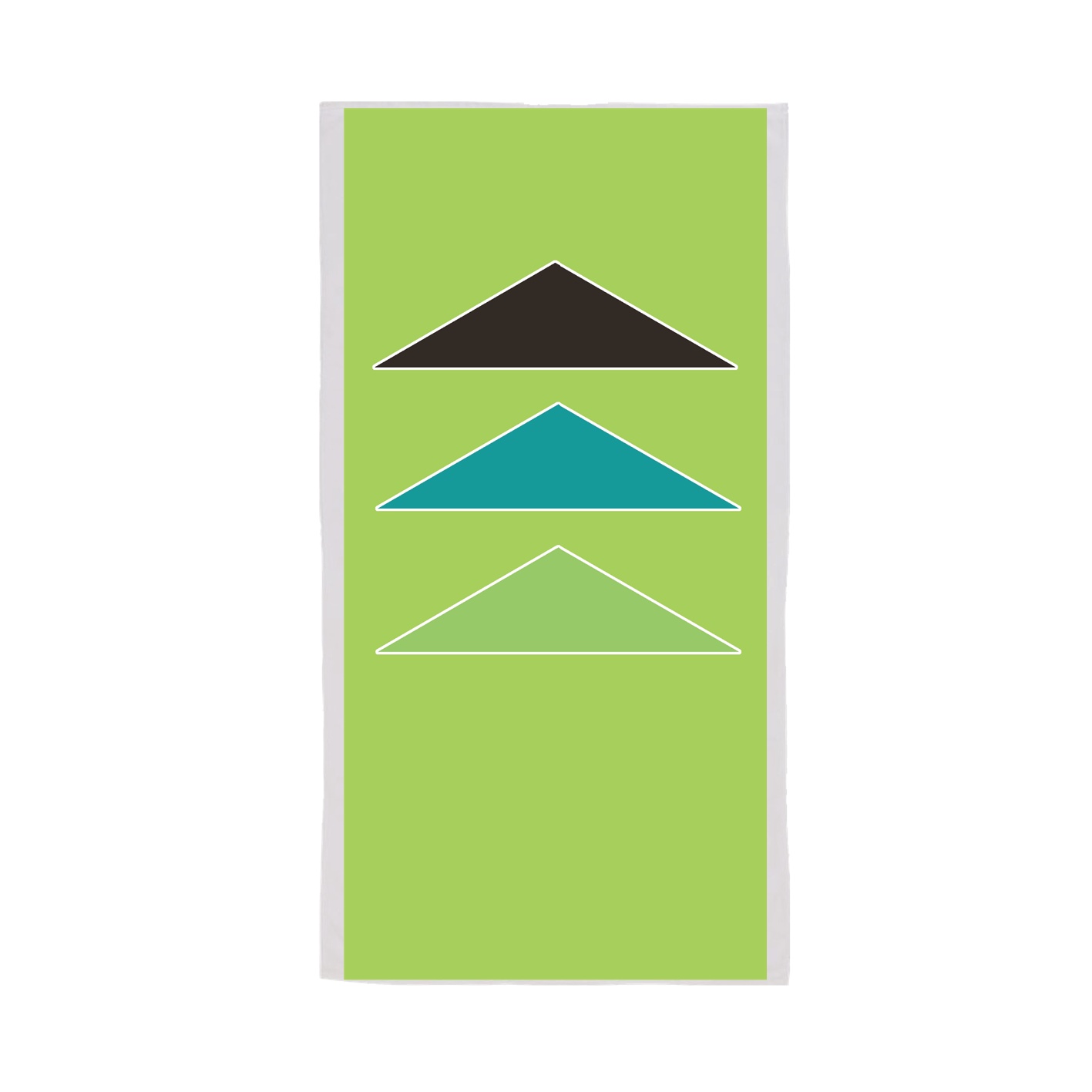 30x60 Velour Beach Towel - Primary - Logo Text Drop