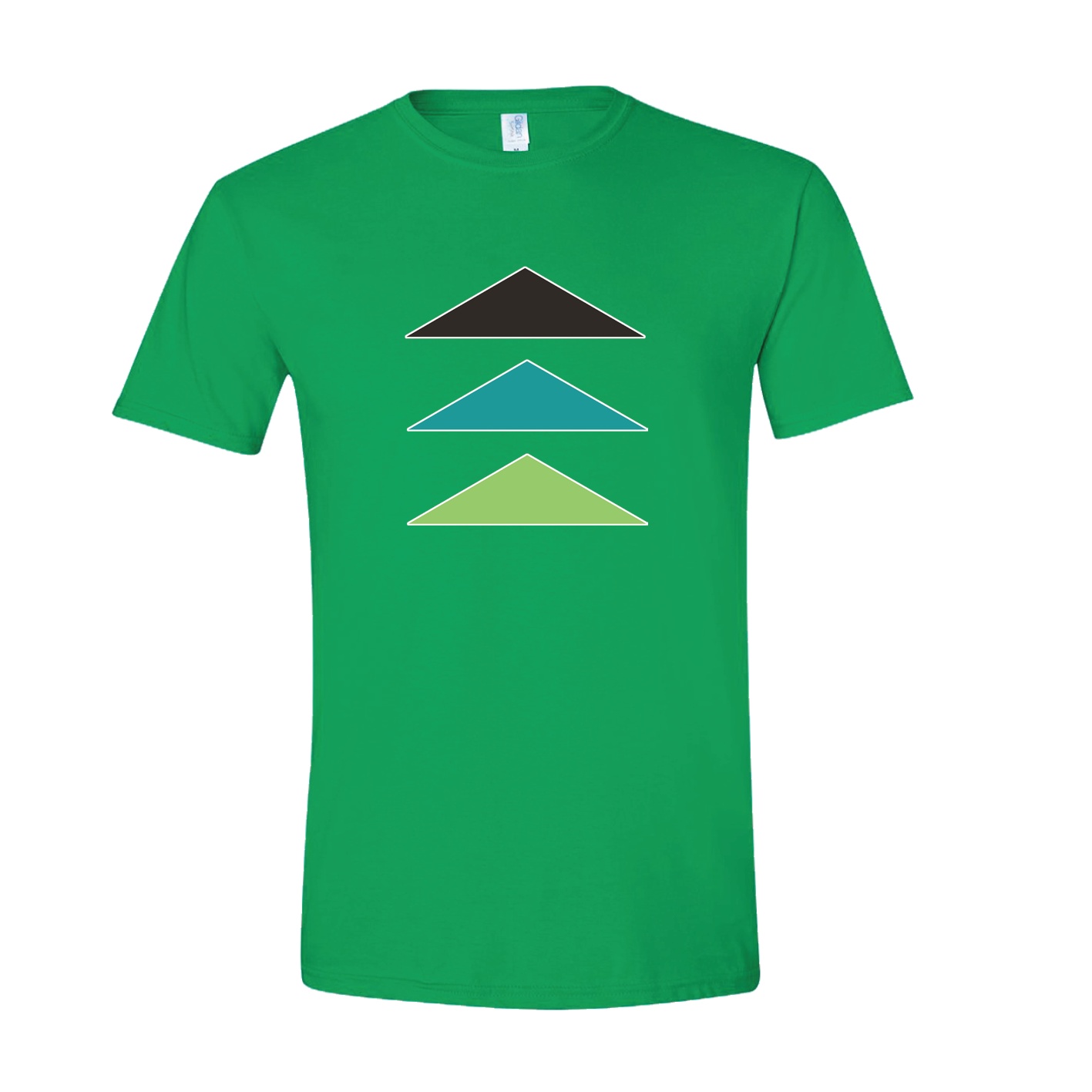Classic T-Shirt - Irish Green - Logo Text Drop