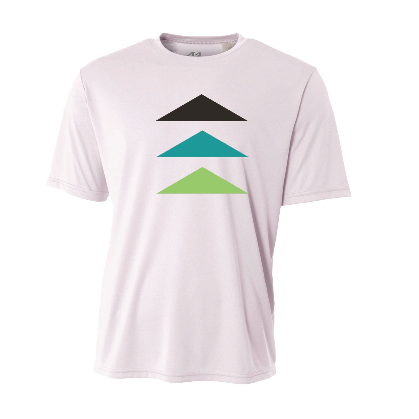 Performance T-Shirt - White - Logo Text Drop
