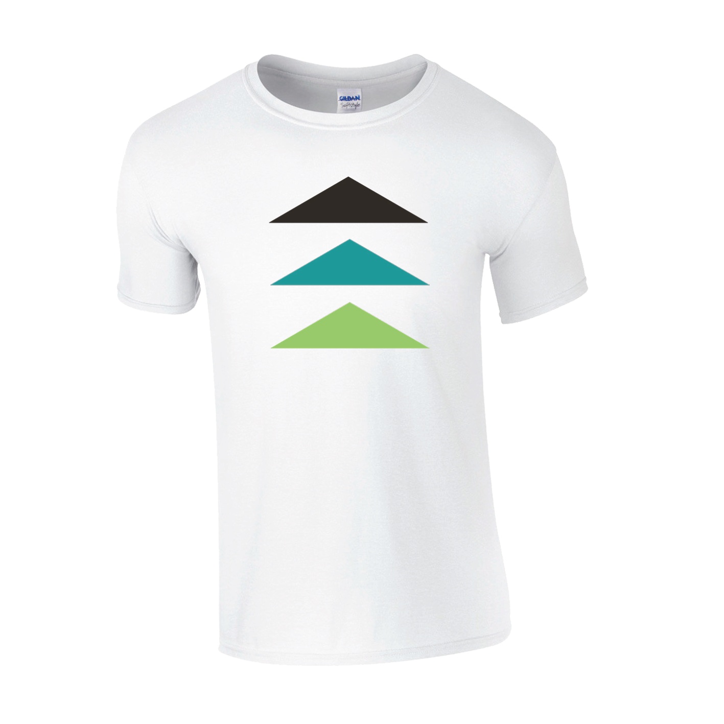 Classic T-Shirt - White - Logo Text Drop