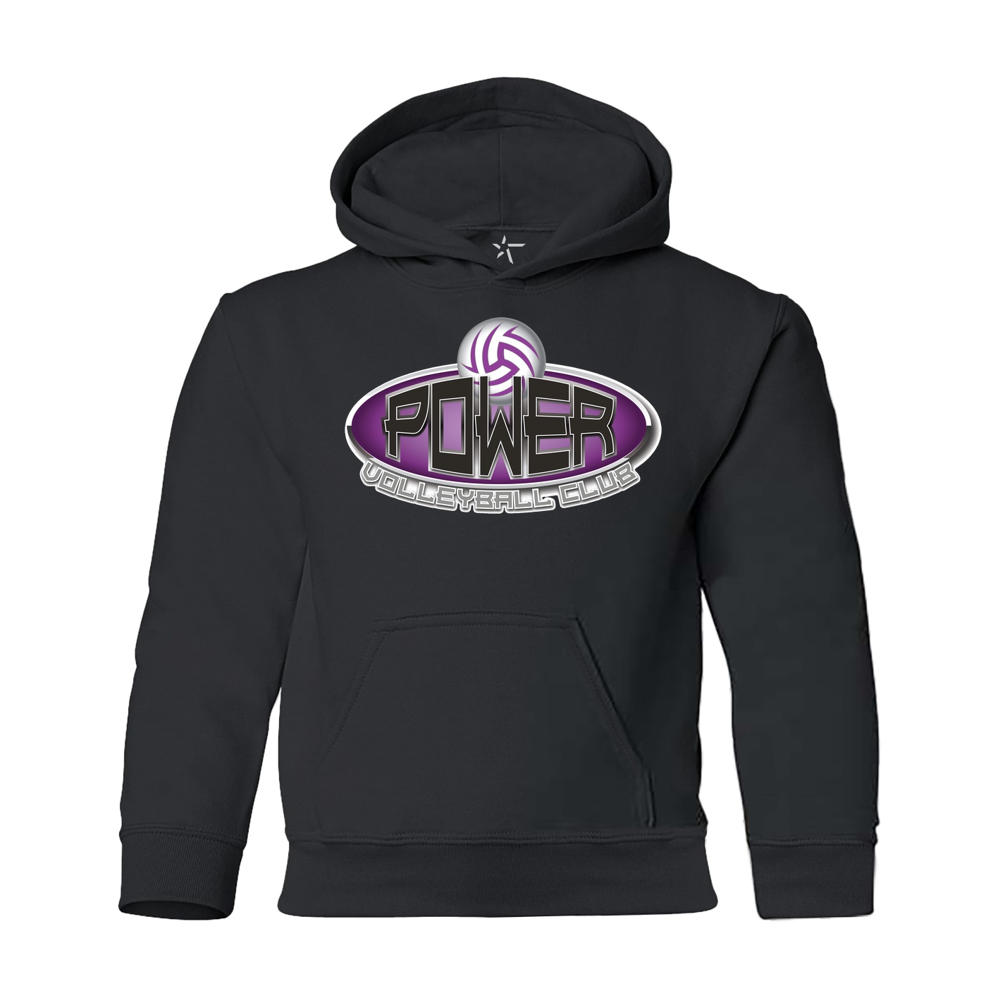 Heavy Blend Youth Hooded Sweatshirt - Black