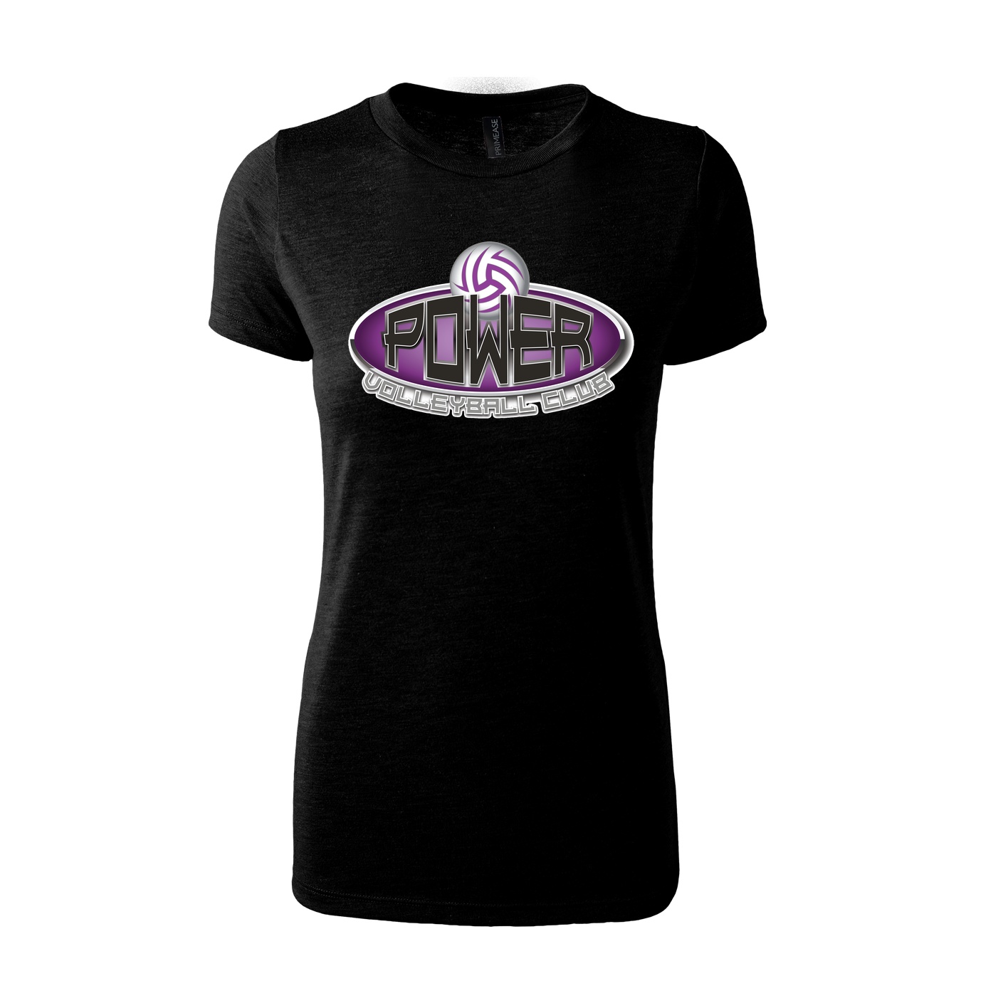 Women's Fitted Triblend T-Shirt - Black