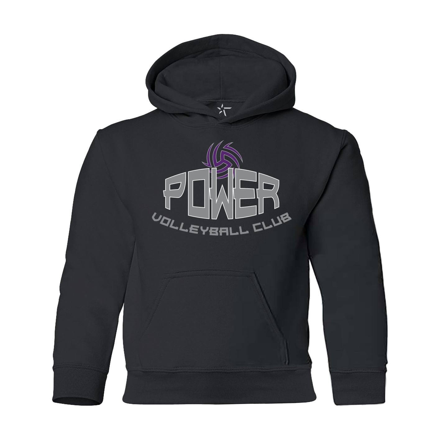 Heavy Blend Youth Hooded Sweatshirt - Black