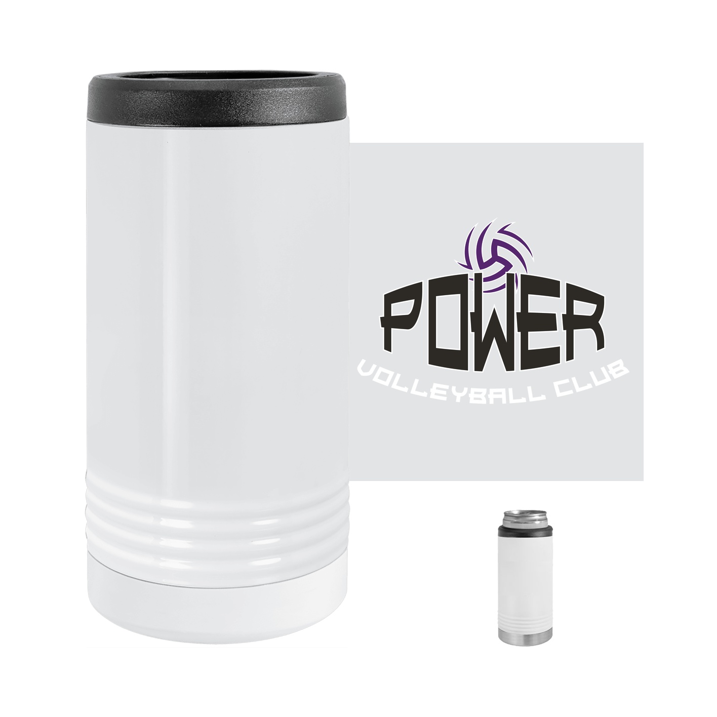 Polar Camel Slim Beverage Holder - White