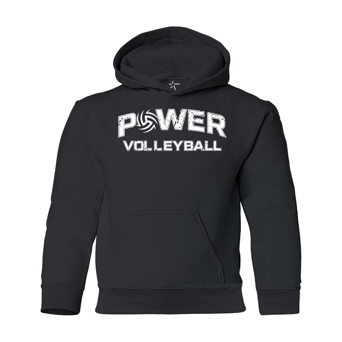 Heavy Blend Youth Hooded Sweatshirt - Black