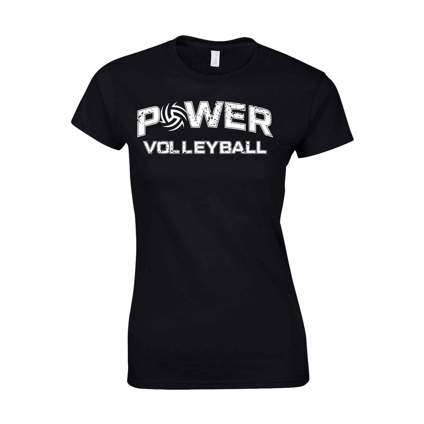 Women's Semi-Fitted Classic T-Shirt  - Black