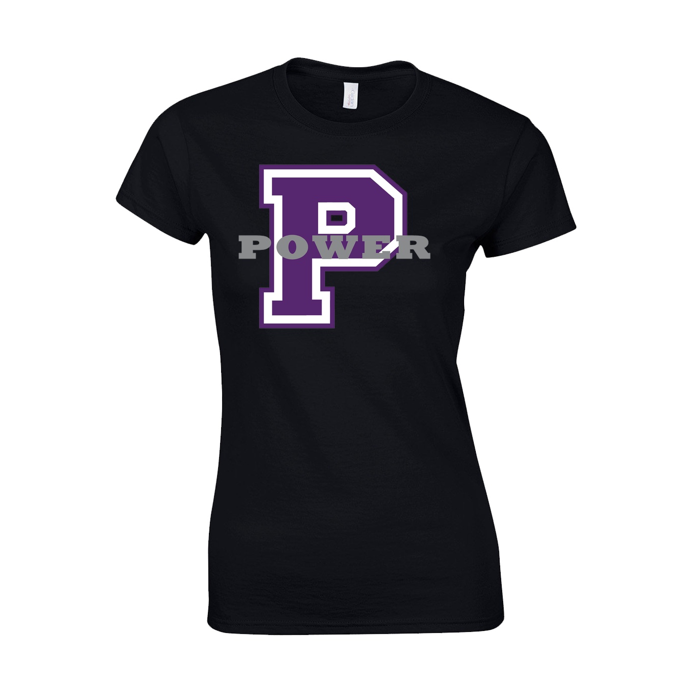 Women's Semi-Fitted Classic T-Shirt  - Black