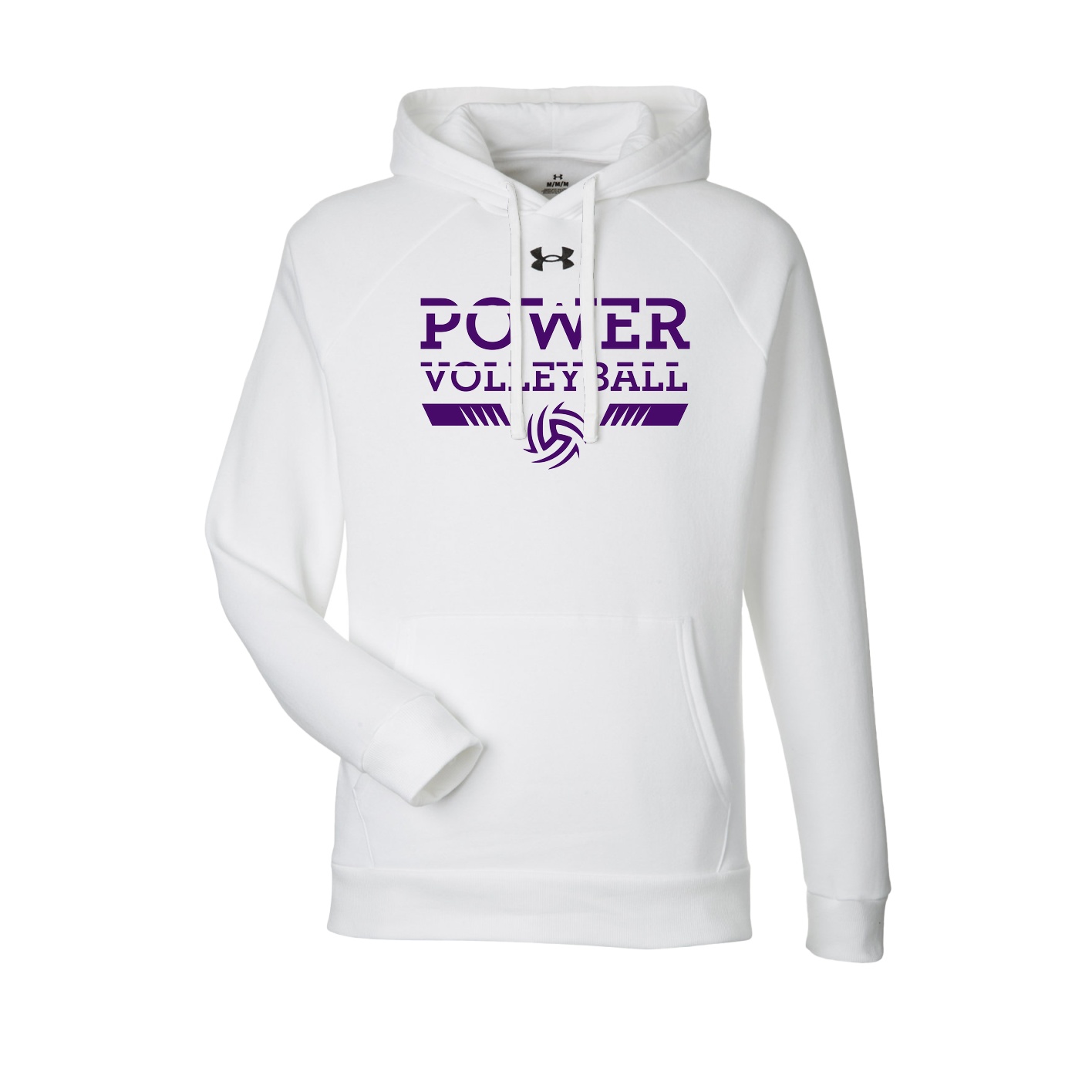 UA Rival Fleece Hooded Sweatshirt - White