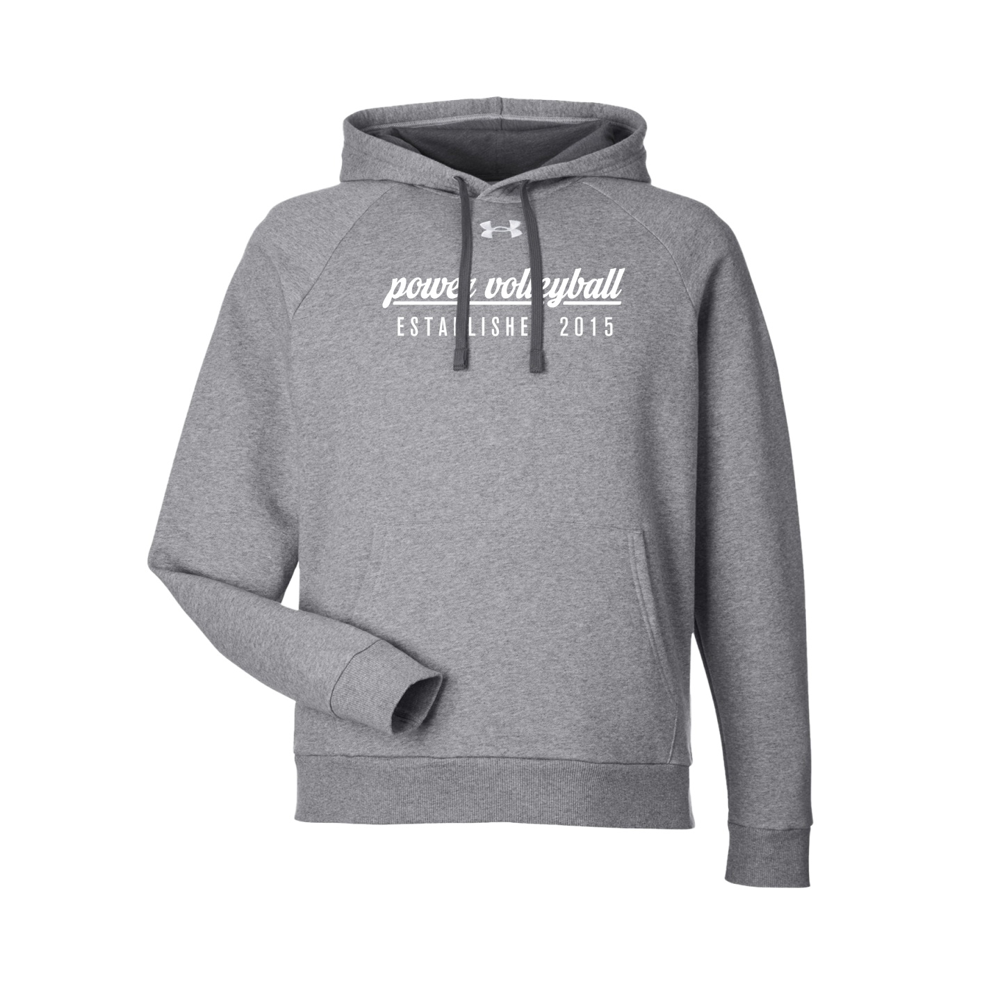 UA Rival Fleece Hooded Sweatshirt - Grey Light Heather