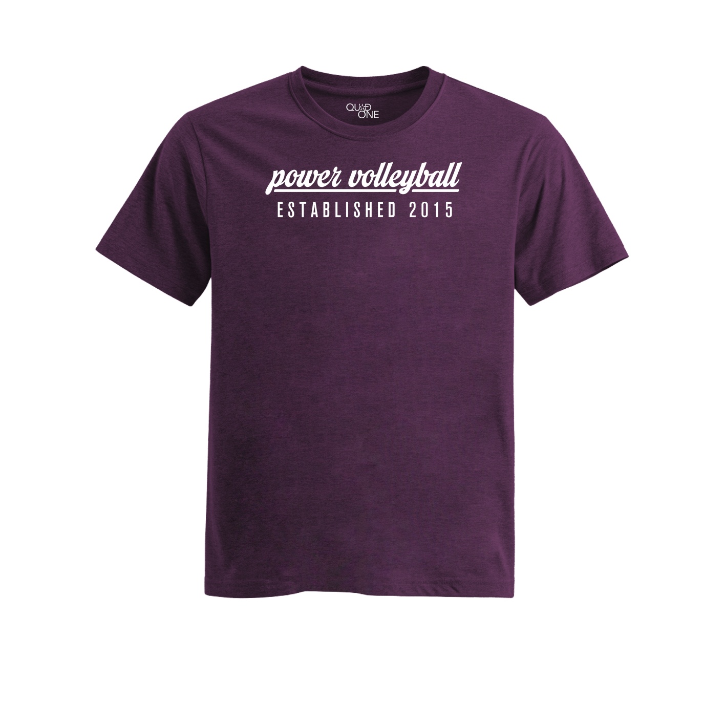 Womens Fitted Triblend Tee - Heather Purple