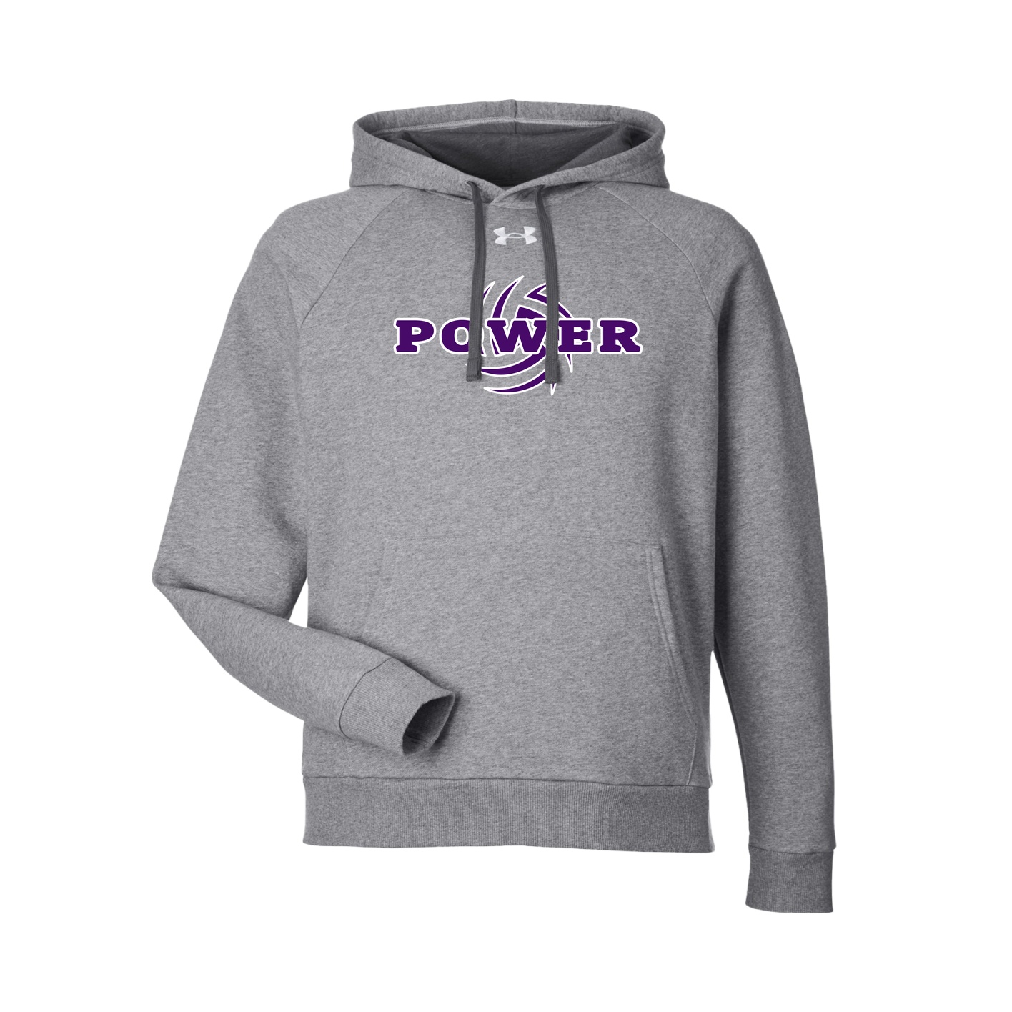 UA Rival Fleece Hooded Sweatshirt - Grey Light Heather