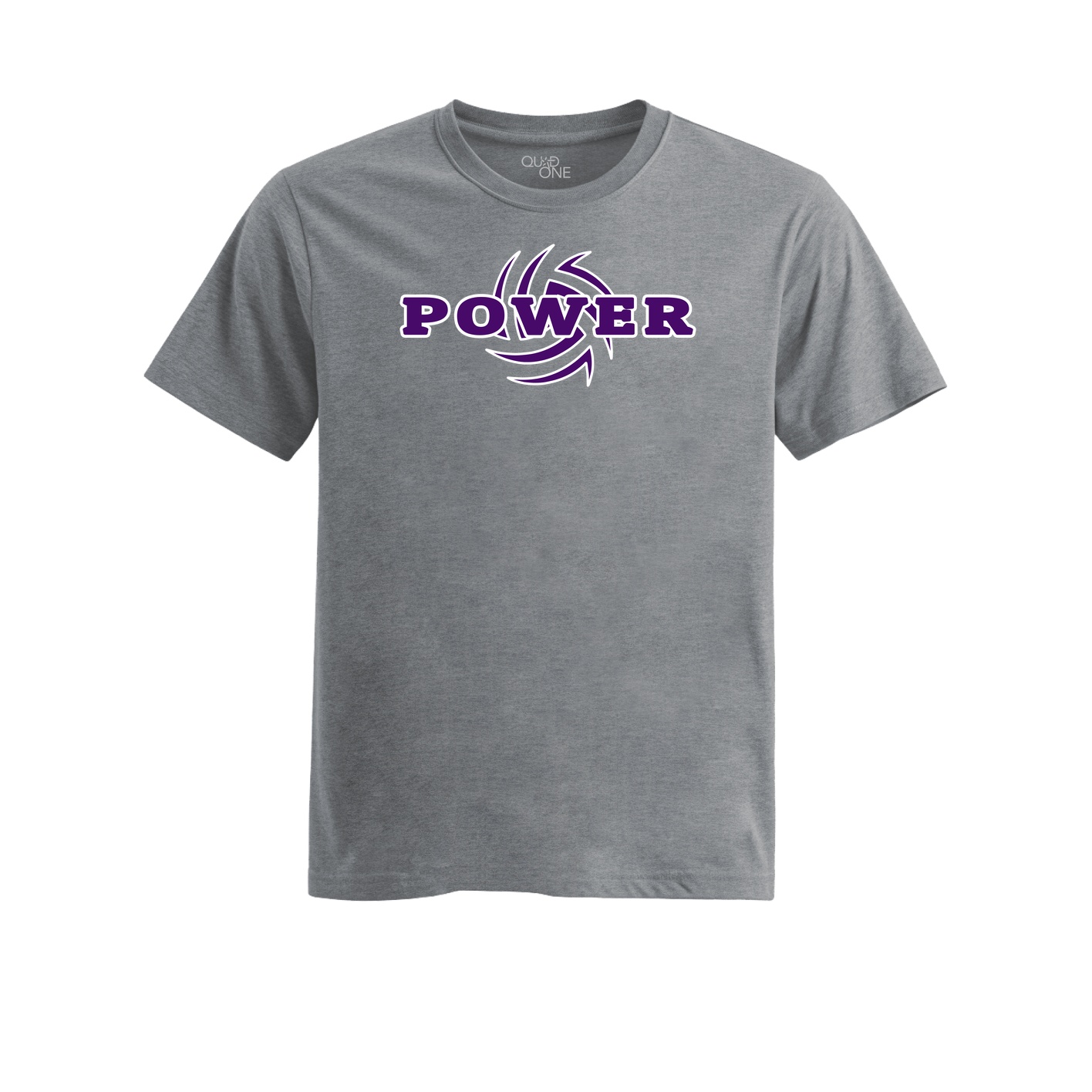 Womens Fitted Triblend Tee - Heather Grey