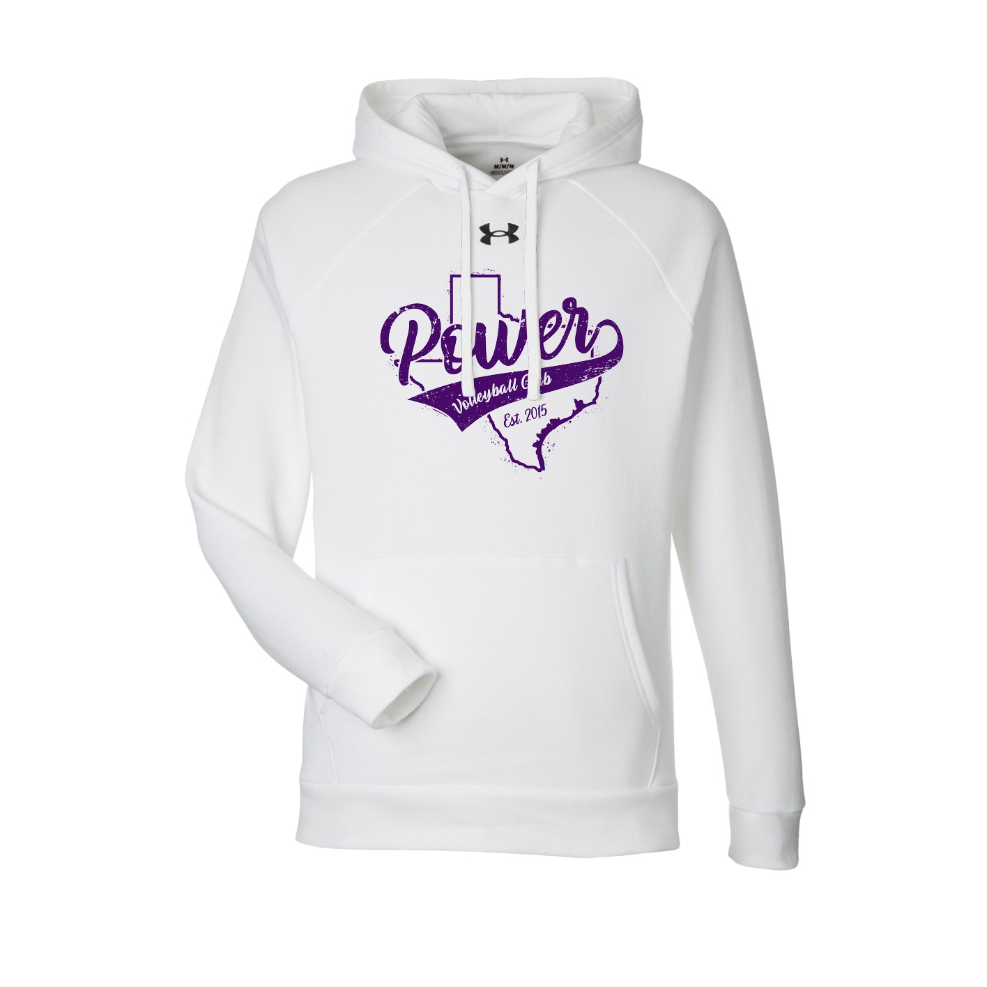UA Rival Fleece Hooded Sweatshirt - White