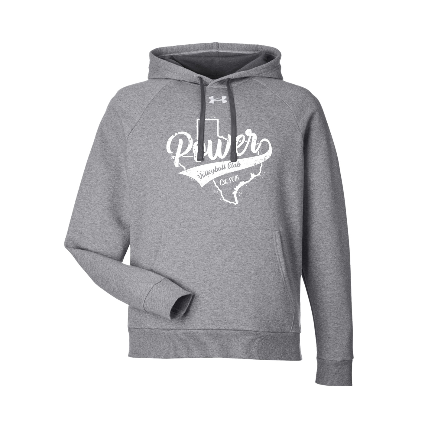 UA Rival Fleece Hooded Sweatshirt - Grey Light Heather