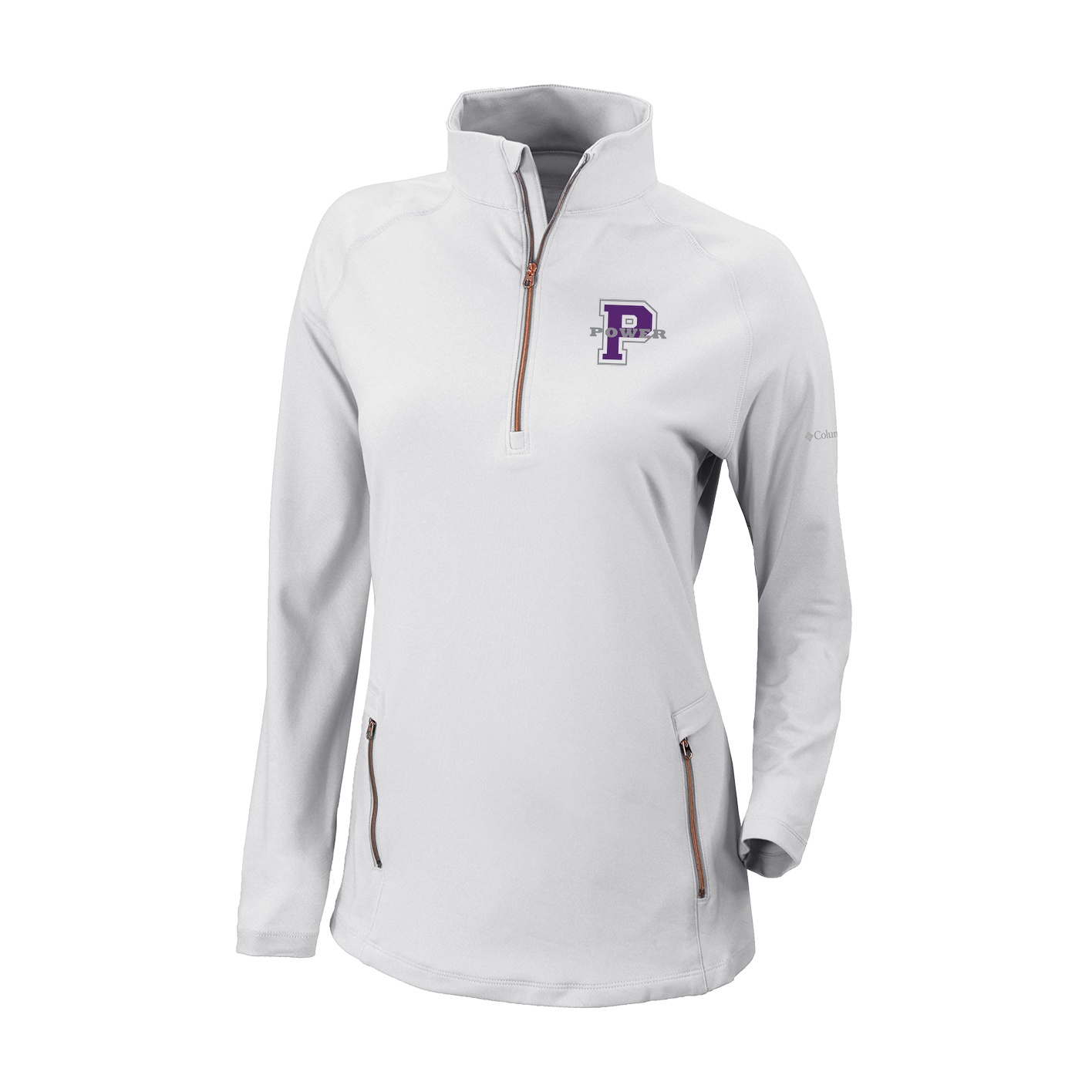 Women's Omni-Wick Outward Nine 1/4 Zip - white