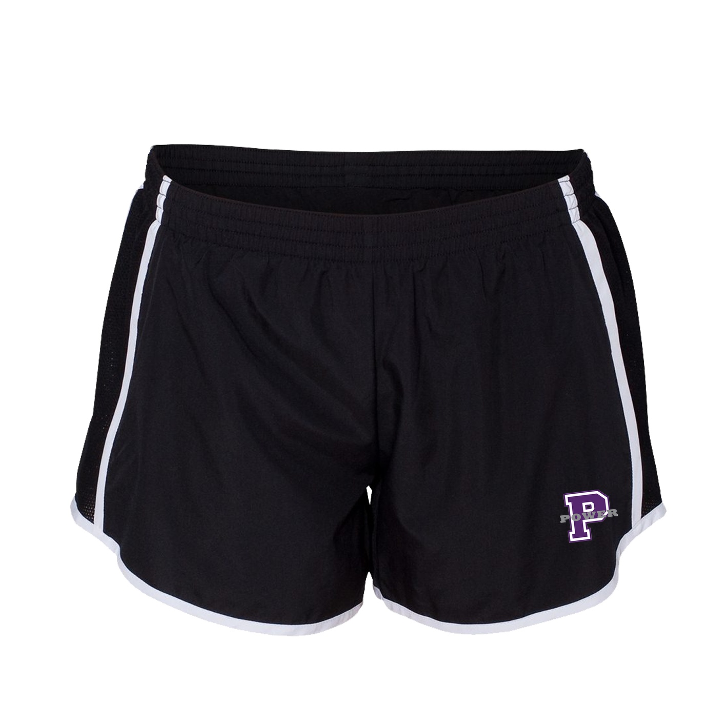 Augusta Ladies Pulse Shorts - black white