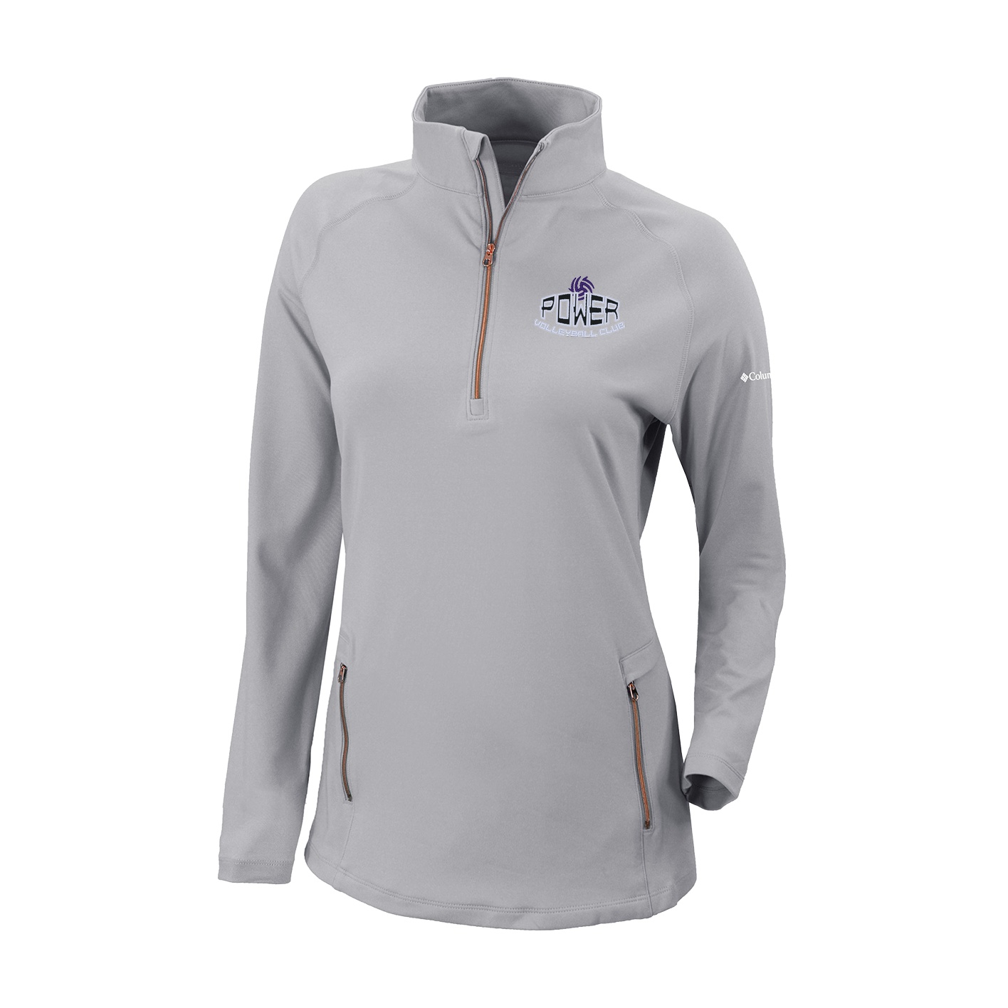 Women's Omni-Wick Outward Nine 1/4 Zip - cool grey
