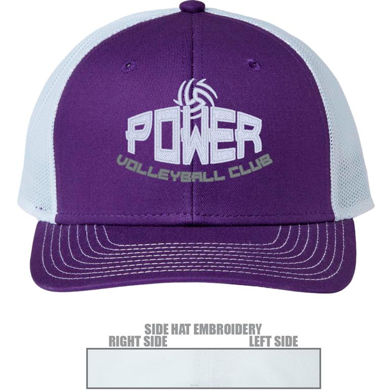 The Game Everyday Trucker Cap - purple/ white