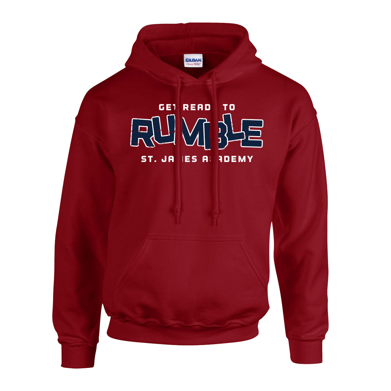 Fleece Hoodie - Cardinal Red