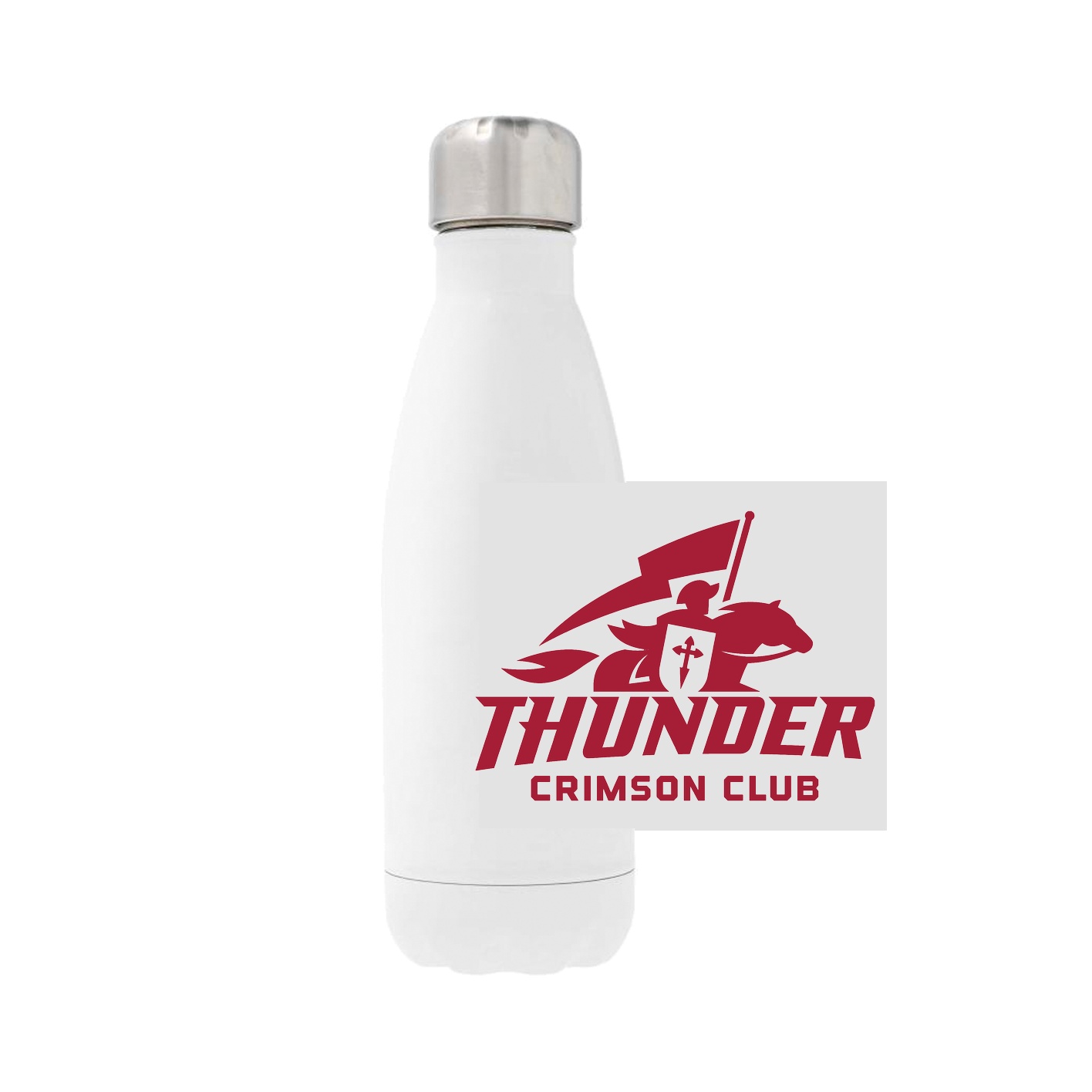 12oz Stainless Steel Water Bottle - White