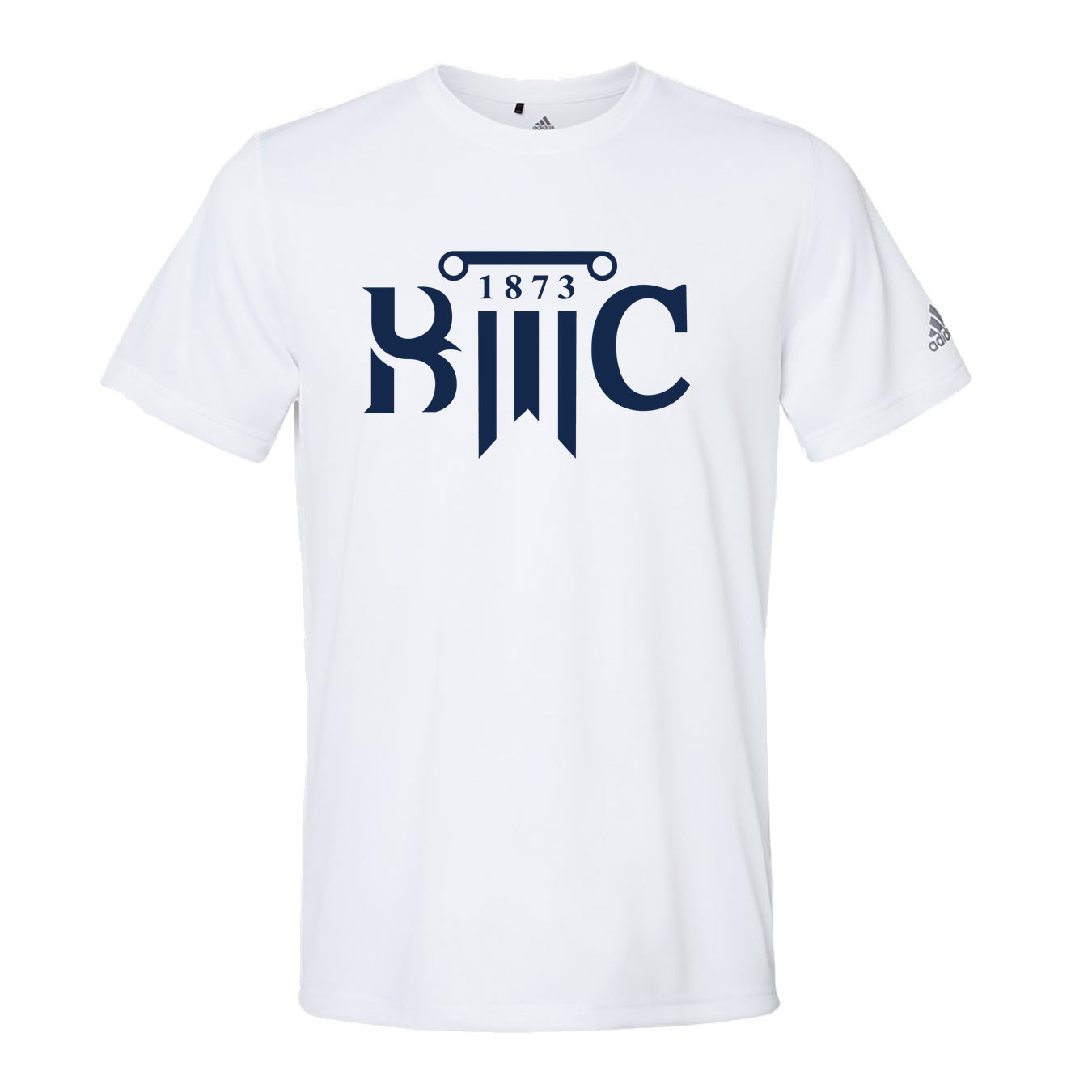 Adidas Sport T-Shirt - White - Logo Text Drop