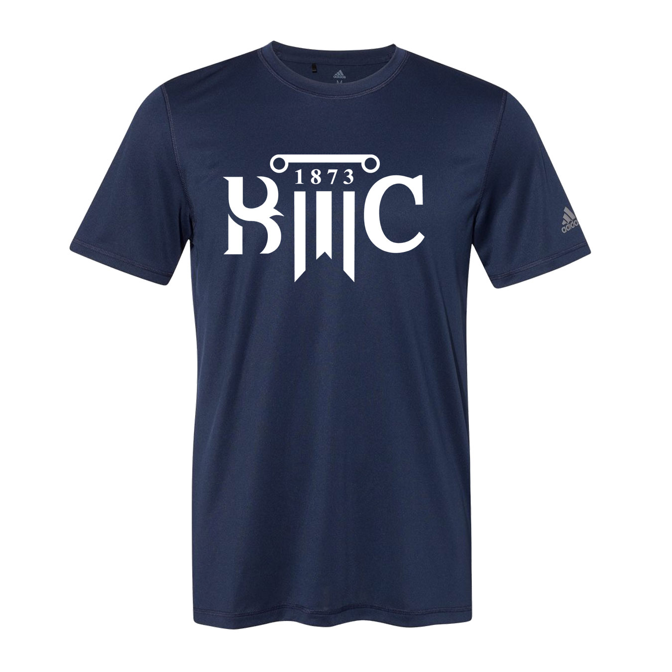 Adidas Sport T-Shirt - Collegiate Navy - Logo Text Drop