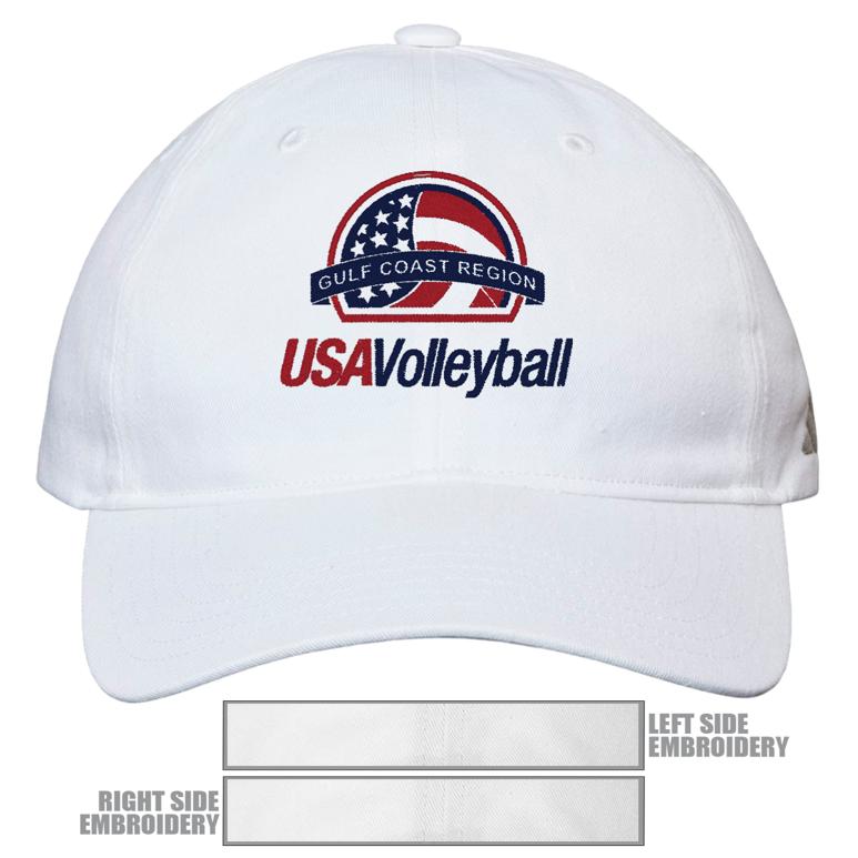 Adidas Relaxed Cap - White - Hat Embroidery