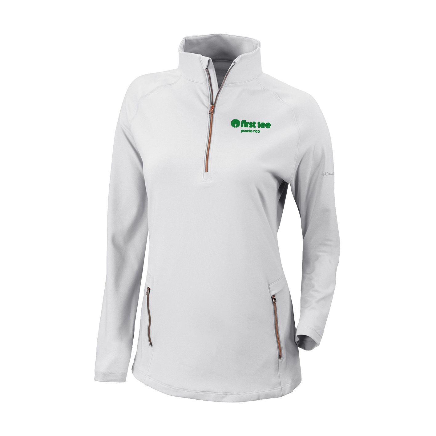 Women's Omni-Wick Outward Nine 1/4 Zip - White