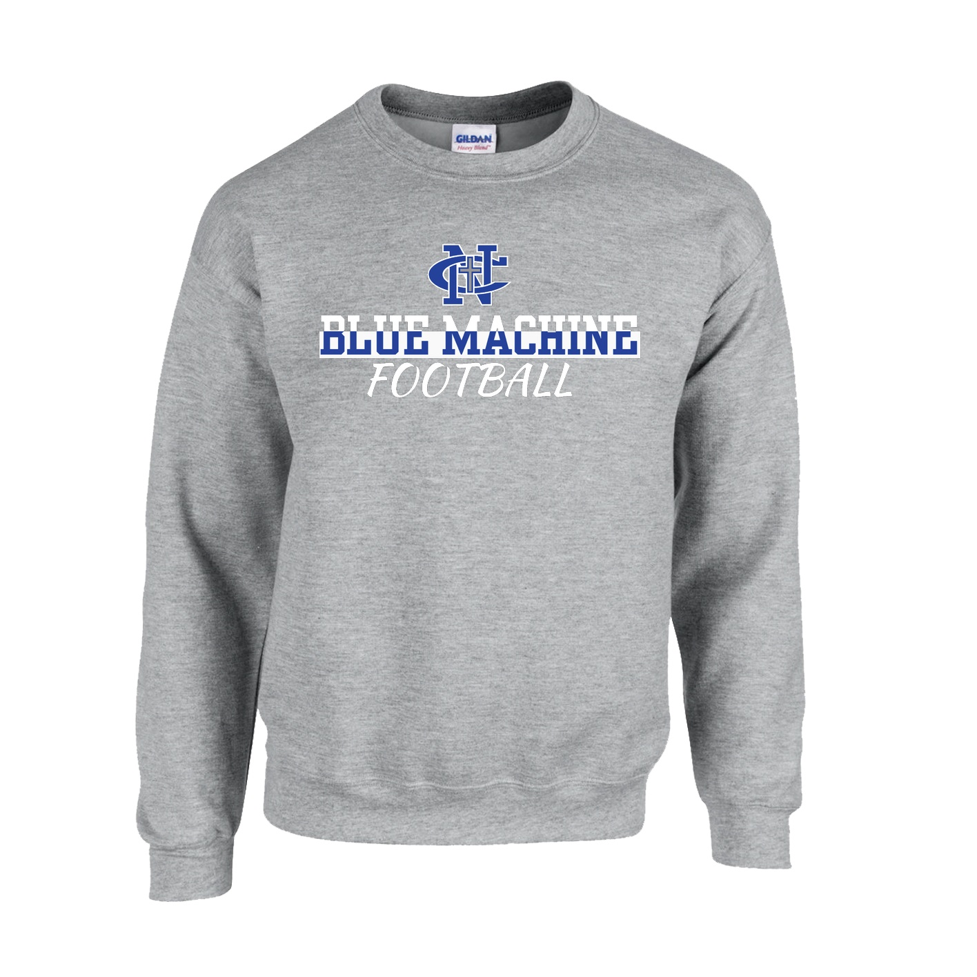 Fleece Crewneck - Sport Grey - Newman Central Catholic High School ...