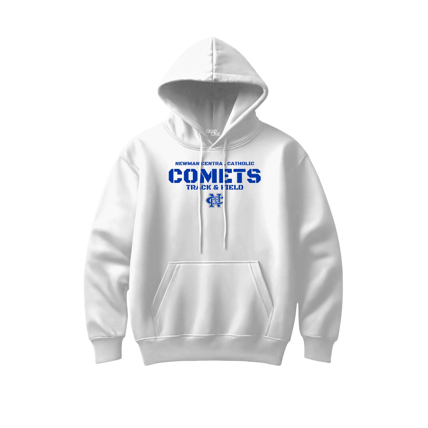Classic Hoodie - White - Newman Central Catholic High School - TRACK ...