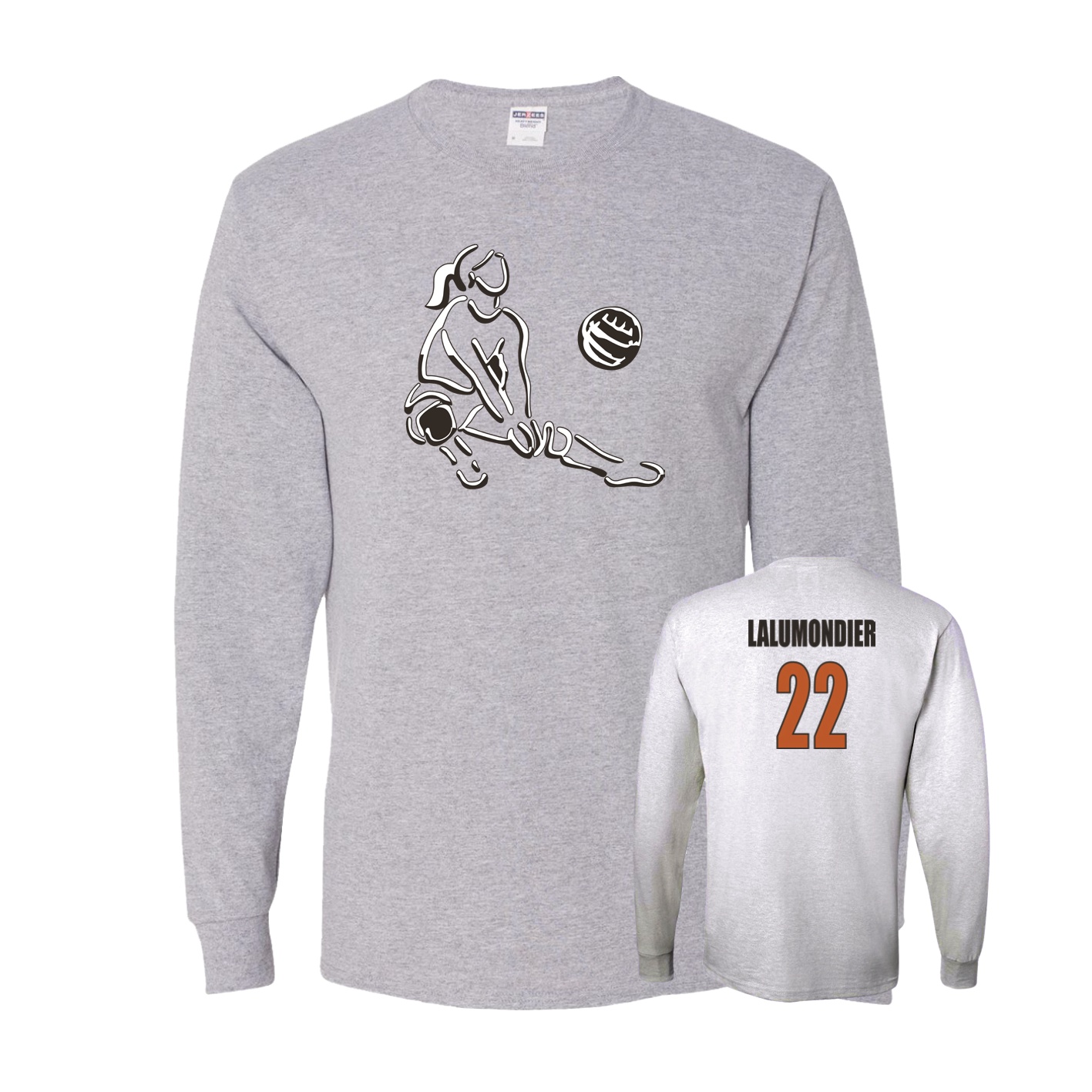 Youth Dri-Power Long Sleeve T-Shirt - Athletic Heather