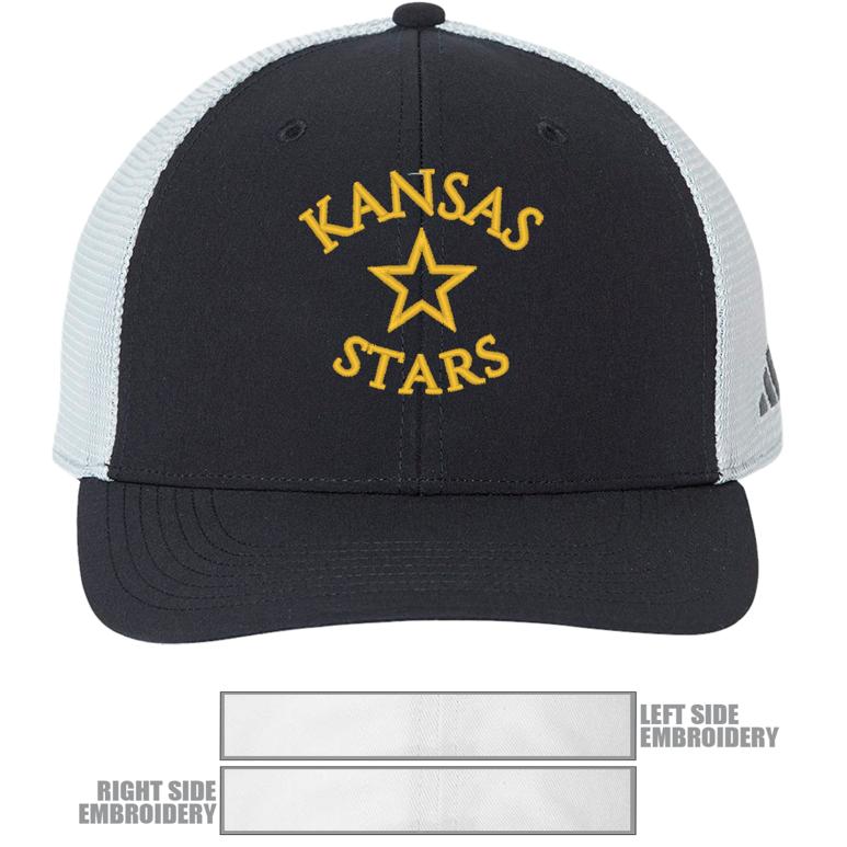 Adidas Trucker Cap - Black - Hat Embroidery