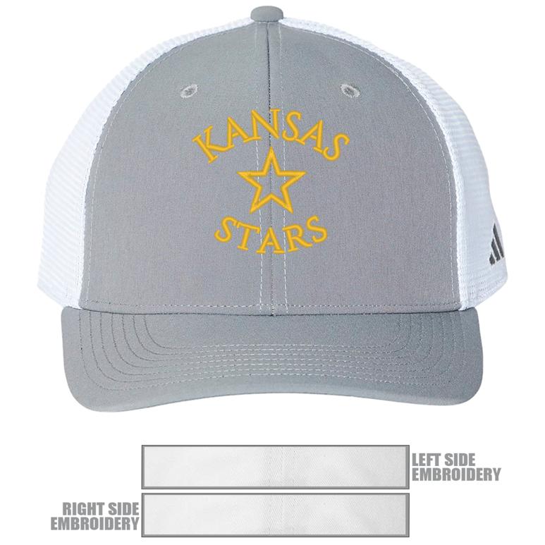 Adidas Trucker Cap - Grey Three - Hat Embroidery